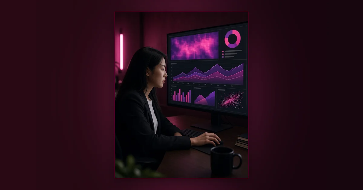 Paid Ads Without Getting Banned: Girls Lounge cover image showing a woman in a blazer filming herself with her phone, neon pink lighting (AI-generated illustration)