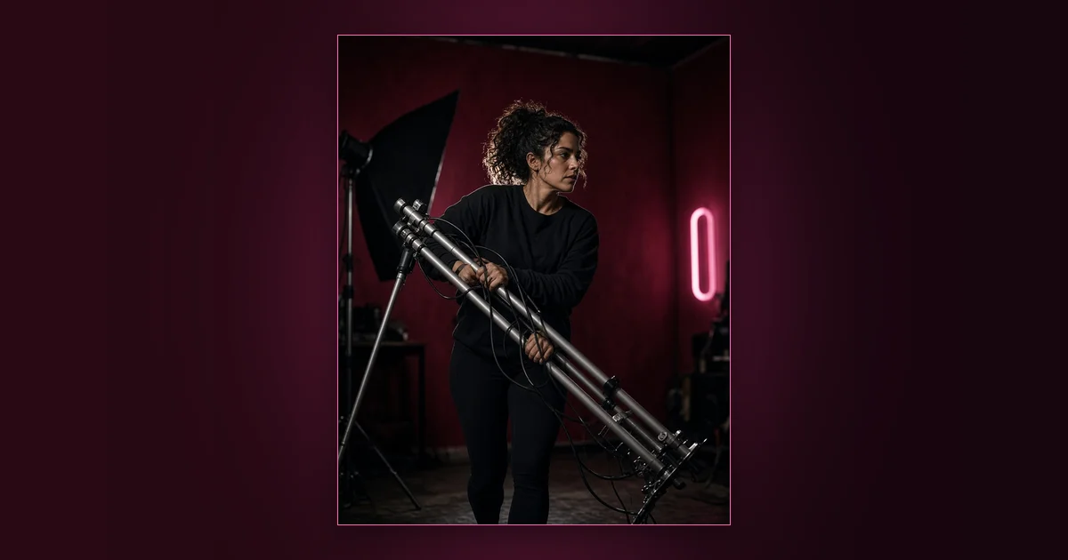 All In or Nothing: Girls Lounge cover image showing an elegant woman in a long-sleeved black dress in a lounge bar, neon pink lighting (AI-generated illustration)